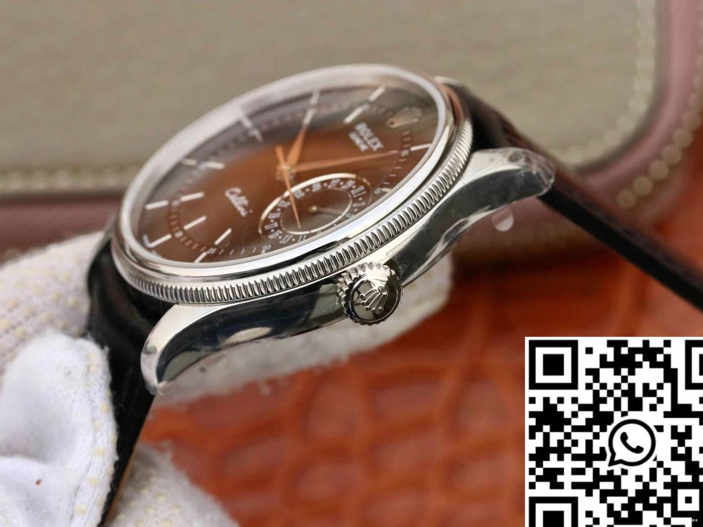Dial Rolex Factory 50519 MKS Celini Black Date 0921
